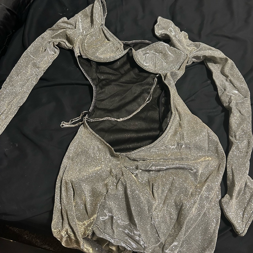 Elegant Silver Women's dress